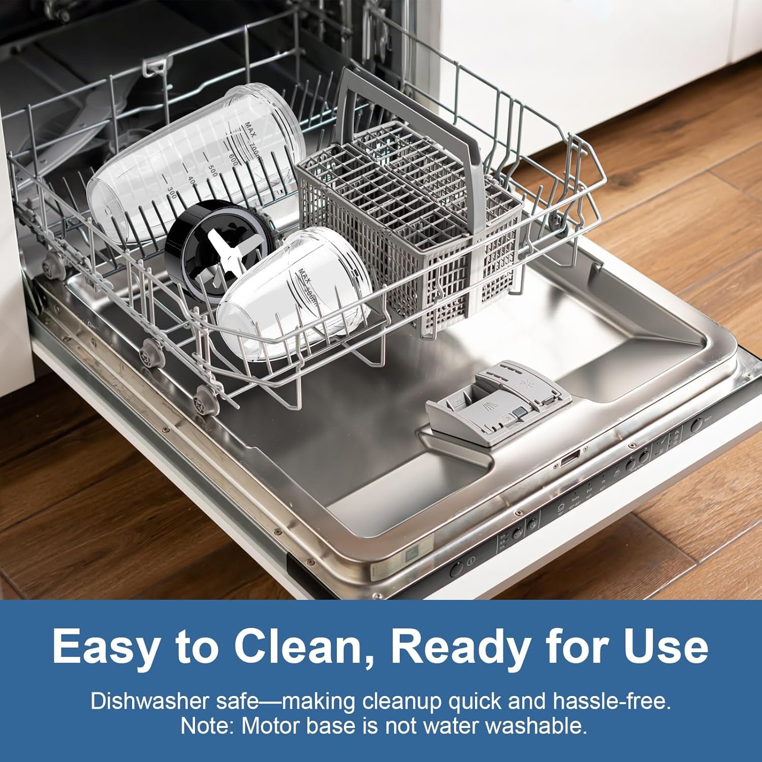 12-Piece Smoothie Blender Maker 25,000 RPM Personal Blender for Ice Crushing Smoothies & Frozen Drinks Nuts with 23oz, 32oz, 37oz Portable Cups Two 6-Leaf Stainless Steel Blades, Silver - Image 5