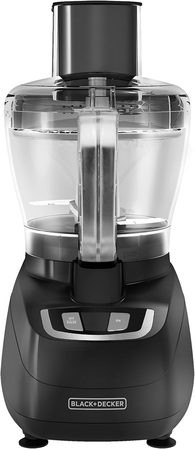 BLACK+DECKER FP1600B 8-Cup Food Processor with Stainless Steel Blade, Black - Image 9