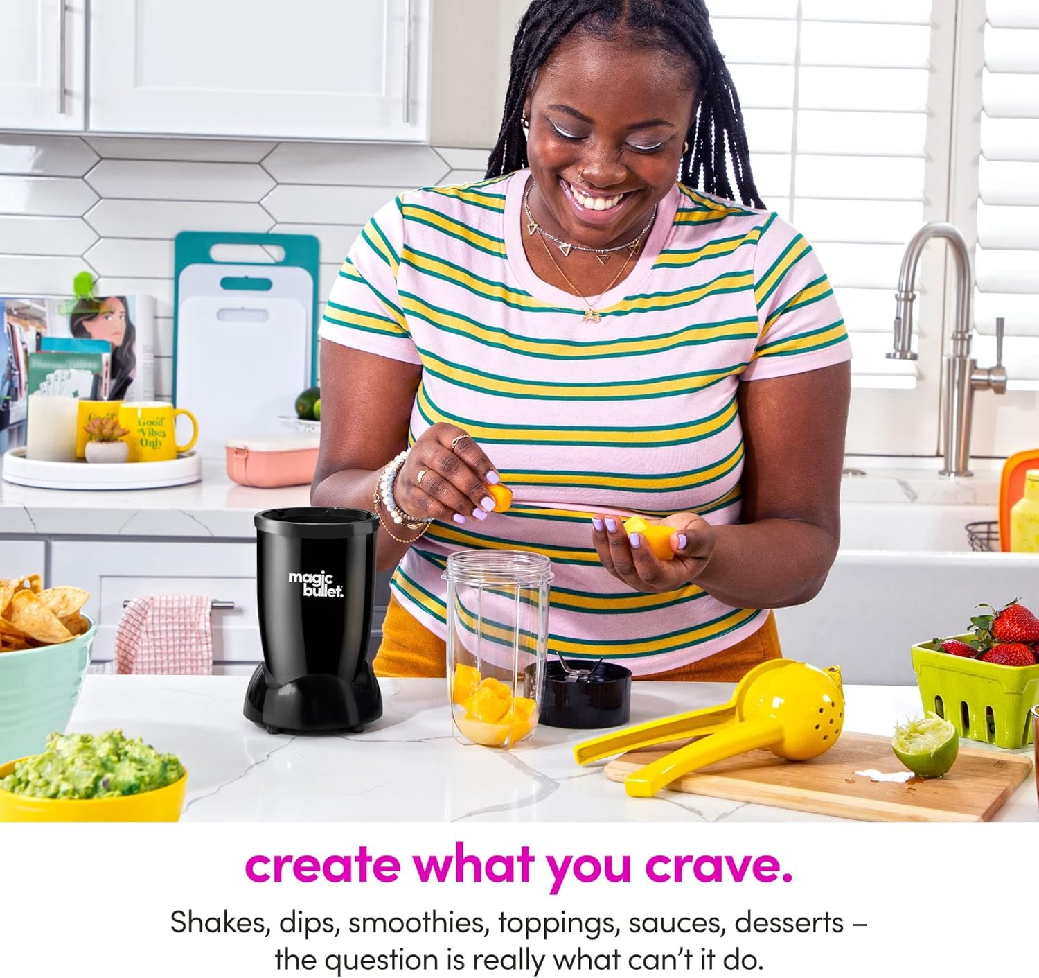 magic bullet Blender, Small, Black, 11 Piece Set - Image 8