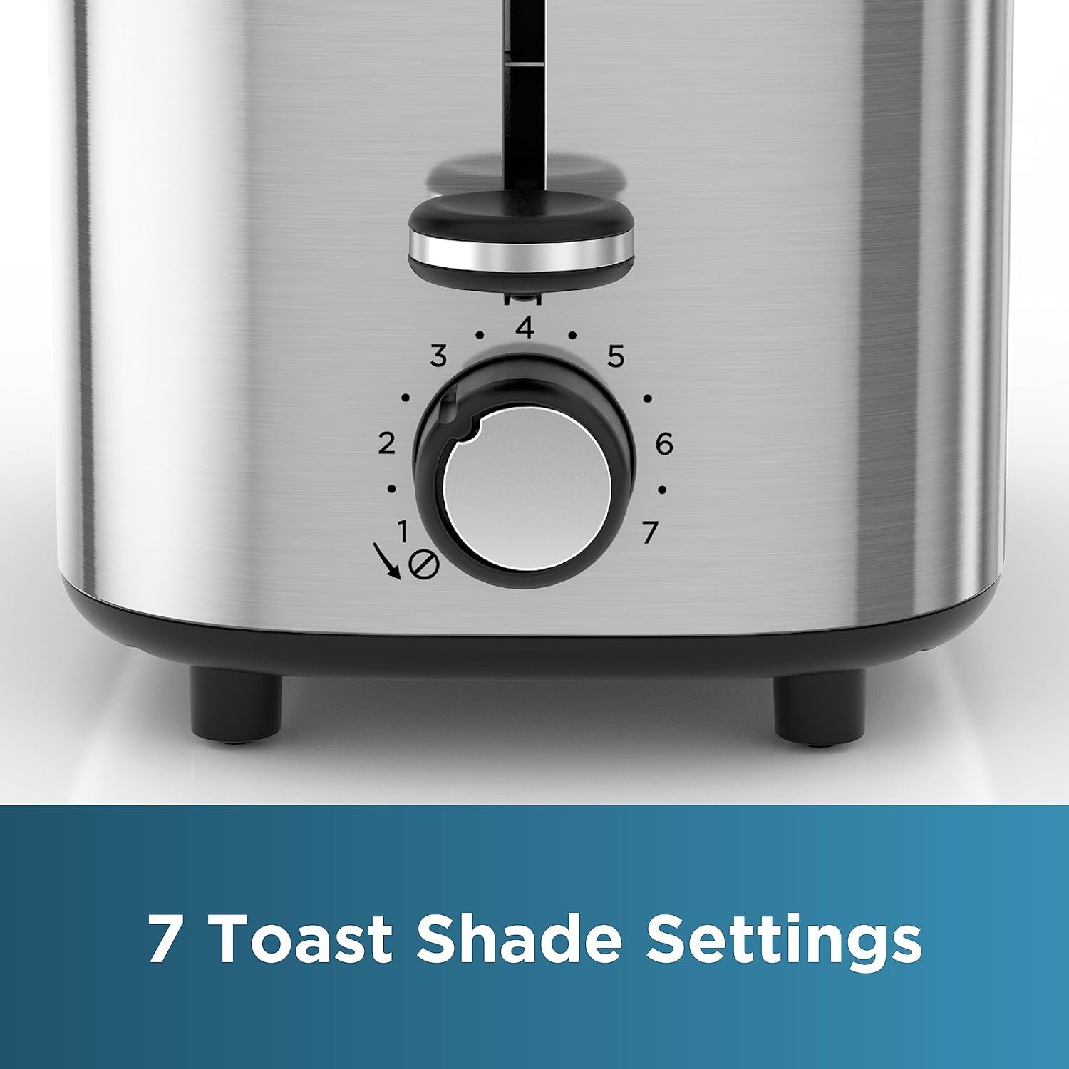 BLACK+DECKER® 2-Slice Toaster with 7 Toast Shade Settings, Extra-Wide Slots for Bagels, Stainless Steel Exterior Finish - Image 6