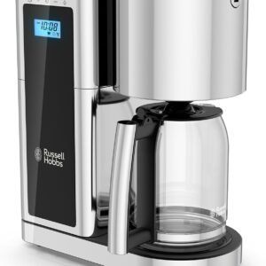 Russell Hobbs Glass Series 8-Cup Coffeemaker, Black & Stainless Steel, CM8100BKR