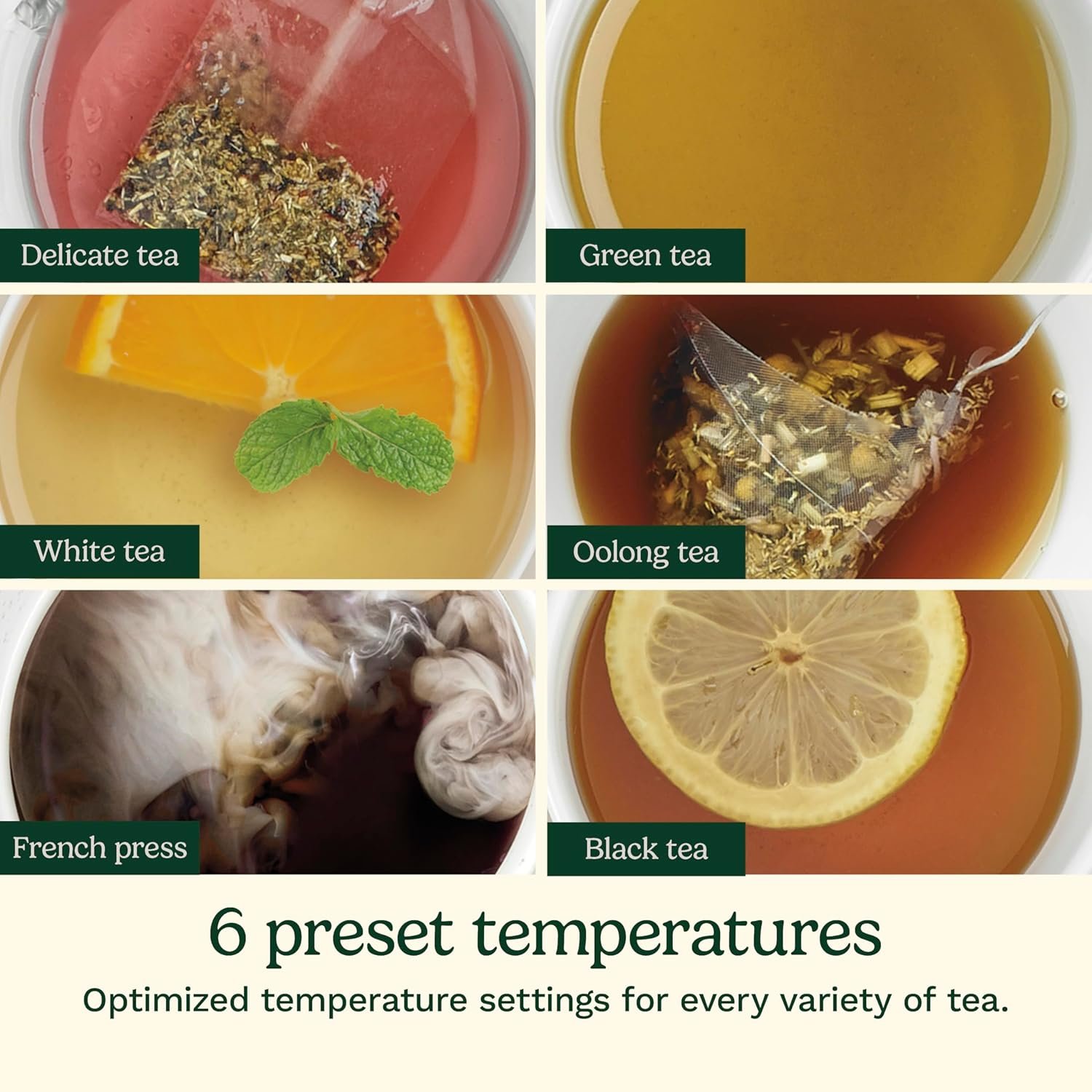 Cuisinart 1.7-Liter Stainless Steel Cordless Electric Kettle with 6 Preset Temperatures - Image 5