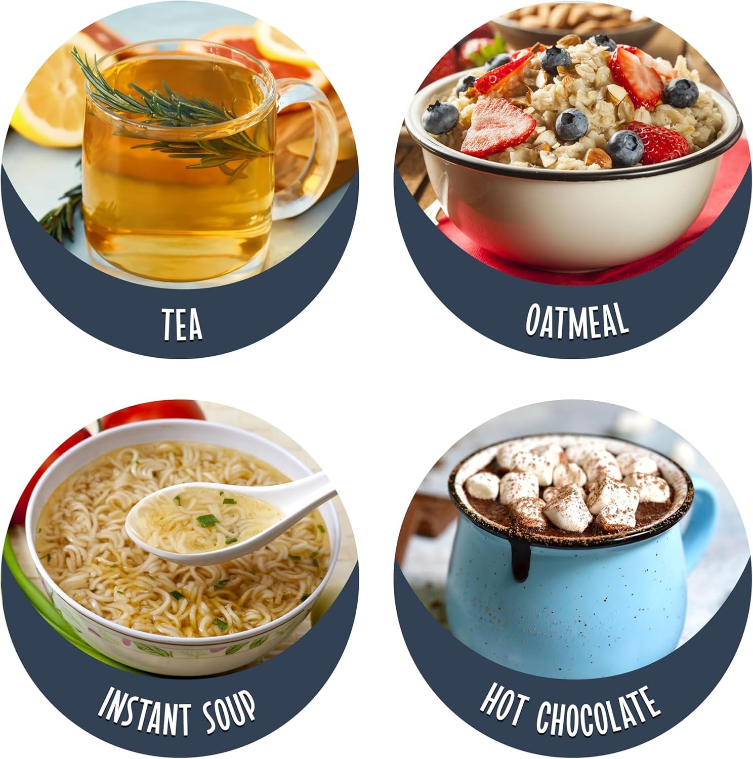 Nostalgia Retro Stainless Steel Electric Tea And Water Kettle, 1.7 Liters, Auto-Shut Off & Boil-Dry Protection, Water Level Indicator Window, Aqua - Image 6