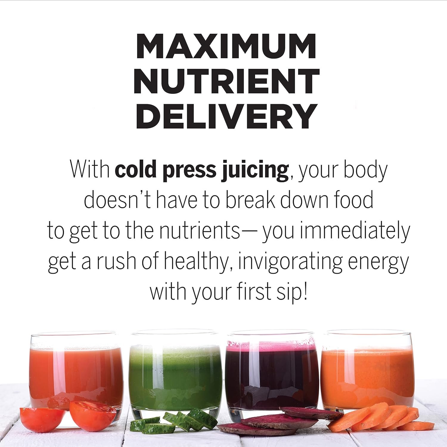 Omega Compact Cold Press Juicer Machine, Vegetable and Fruit Juice Extractor and Nutrition System Makes Nut Milks Baby Food and Sorbets, Triple-Stage 80-RPM Slow Masticating Juicer, 200-Watts, Gray - Image 6