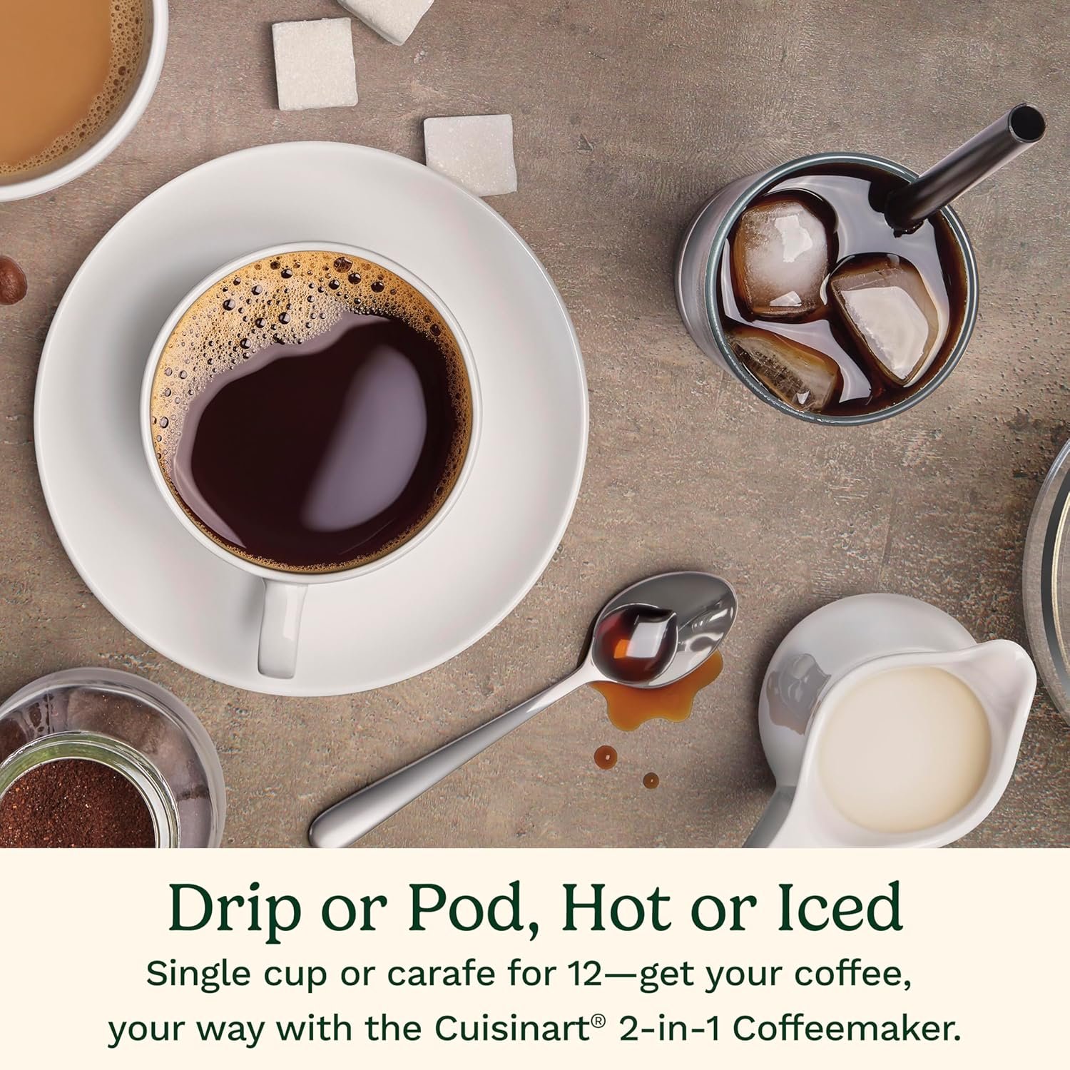 Cuisinart Coffee Maker, 12-Cup Glass Carafe, Automatic Hot & Iced Coffee Maker, Single Server Brewer, Stainless Steel, SS-16 - Image 5